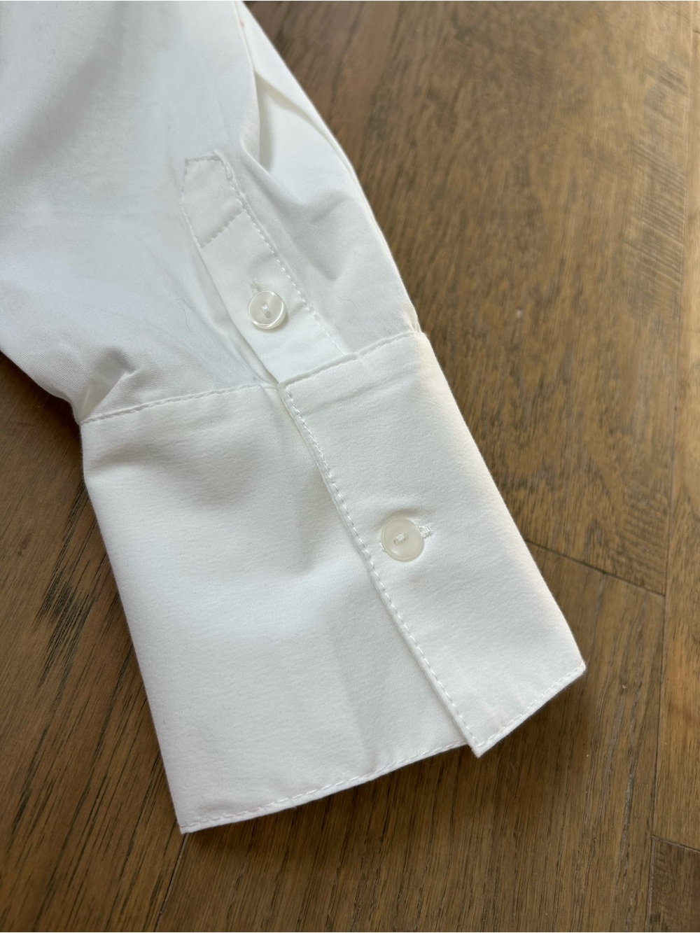 Philosophy Classic White Button-Down Poplin Shirt Size Medium - Picture 9 of 9